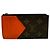 Portacarte Monogram Louis Vuitton Marrone Arancione - vista 2