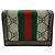 Cartera compacta Gucci The Hacker Project Colaboración Balenciaga Castaño Roja Verde - vista 2