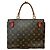 Borsa a tracolla Louis Vuitton Monogram M44286 Marignan Coquelicot Marrone Rosso - vista 2