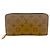 Louis Vuitton Monogram Reverse Zippy Long Wallet Braun