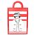 Borsa Tote Chanel Coco Mademoiselle Chocolate Bar Rosso