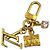 Portachiavi Louis Vuitton Petite Malle Oro Rosa D'oro Metallico