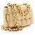 Borsa a tracolla Maxi Cassette in agnello Bottega Veneta Marrone Beige - vista 2