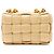 Borsa a tracolla Maxi Cassette in agnello Bottega Veneta Marrone Beige - vista 3