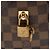 Borsa Louis Vuitton Damier Ebene Duomo Marrone - vista 10