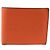 Gucci Orange Leather Compact Wallet