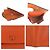 Gucci Orange Leather Compact Wallet - view 7
