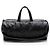 Borsa duffle Saint Laurent in agnello con logo Nero