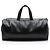 Borsa duffle Saint Laurent in agnello con logo Nero - vista 3