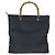 Bolso Tote Gucci de nylon y cuero Negro - vista 2