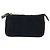 Pochette Fendi in nubuck nero e oro