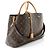 Montaigne GM Tote aus Monogram Canvas Louis Vuitton Braun - Ansicht 2