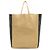 Céline Celine Leder Horizontal Cabas Bicolor Tote Bag Braun Beige