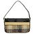 Borsa a tracolla in lana e scamosciato Burberry Marrone Beige