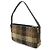 Borsa a tracolla in lana e scamosciato Burberry Marrone Beige - vista 2