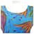 Autre Marque Top PLEATS PLEASE Azul Naranja - vista 4
