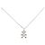 Autre Marque Collana in oro bianco Au750 e diamanti Argento