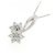 Autre Marque Pt900/Pt850 Diamant-Halskette Silber - Ansicht 3