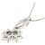 Autre Marque Pt900/Pt850 Diamant-Halskette Silber - Ansicht 4