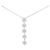 Autre Marque Collana in oro bianco Au750 e diamanti Argento