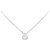 Autre Marque Collana con Diamanti Pt900/Pt850 Argento