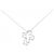 Autre Marque Collana Cross Diamond in Au750 Argento