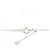 Autre Marque Collana Cross Diamond in Au750 Argento - vista 5
