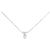 Autre Marque Collana con Diamanti Pt900/Pt850 Argento