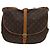 Louis Vuitton Saumur Monogram Canvas 35 Marrone - vista 2