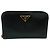 Prada Bi-fold Wallet aus schwarzem Leder