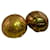 Hermès Orecchini a clip Globe Zodiac Hermes D'oro  - vista 2