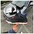Autre Marque Nike Air Jordan 4 Retro Black Fire Red Deep Royal Blue Nero Rosso - vista 2