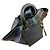 Borsa a mano/Borsa a tracolla Hammock Small Loewe Nero Blu navy - vista 6