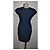 Alberta Ferretti Vestido Mini de Algodão Azul - vista 3