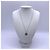 Collana De Beers Enchanted Lotus in oro bianco e diamanti Argento - vista 3