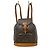 Sac à dos Louis Vuitton Vintage Montsouris Monogram Canvas MM Marron