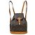 Sac à dos Louis Vuitton Vintage Montsouris Monogram Canvas MM Marron