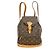 Sac à dos Louis Vuitton Vintage Montsouris Monogram Canvas MM Marron