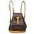 Sac à dos Louis Vuitton Vintage Montsouris Monogram Canvas MM Marron