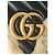 Borsa a tracolla Gucci Marmont in pelle nera e shearling Nero - vista 3