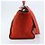 Céline Celine Trapeze in pelle e camoscio Medium Arancione - vista 4