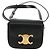 Céline Celine Vintage Triomphe Shoulder Leather Medium Noir