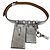 Fendi Silver Leather Fanny Pack Silvery