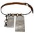 Fendi Silver Leather Fanny Pack Silvery - view 2
