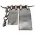 Fendi Silver Leather Fanny Pack Silvery - view 4