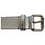 Fendi Silver Leather Fanny Pack Silvery - view 9