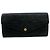 Louis Vuitton Monogram Empreinte Long Wallet Schwarz