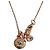 Ted Baker Collana placcata oro rosa con cristallo D'oro
