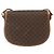 Céline Celine Vintage Macadam Canvas and Leather Marrone - vista 2