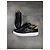 Sneaker Louis Vuitton Monogram in pelle nera Marrone Nero - vista 2